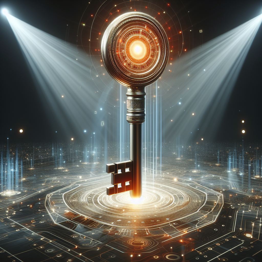 Klucz ze światłami refelktorów